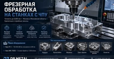 Фрезеровка металла и фрезерная обработка на ЧПУ в Моск