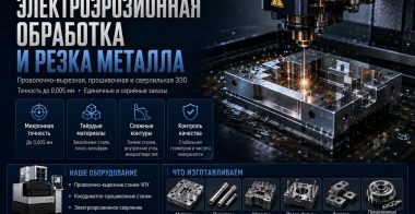 Электроэрозионная обработка и резка металла на заказ