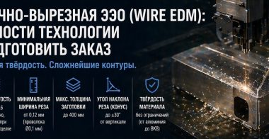 Проволочно-вырезная ЭЭО (Wire EDM): возможности технологии и как подготовить заказ