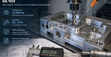 Допуски при фрезеровке на ЧПУ: как задать точность и что влияет на результат